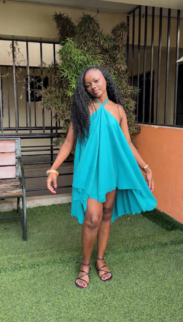 11 Dahlia Halter Mini Dress