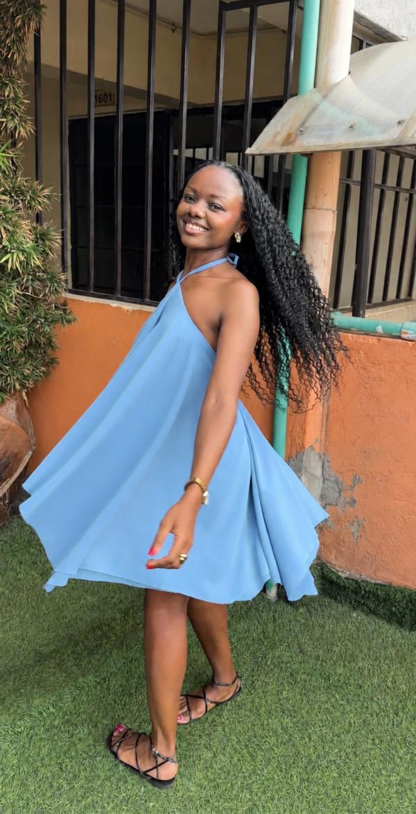14 Dahlia Halter Mini Dress