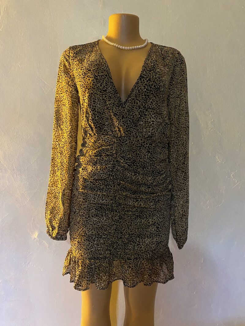 Animal Print Mini Ruched