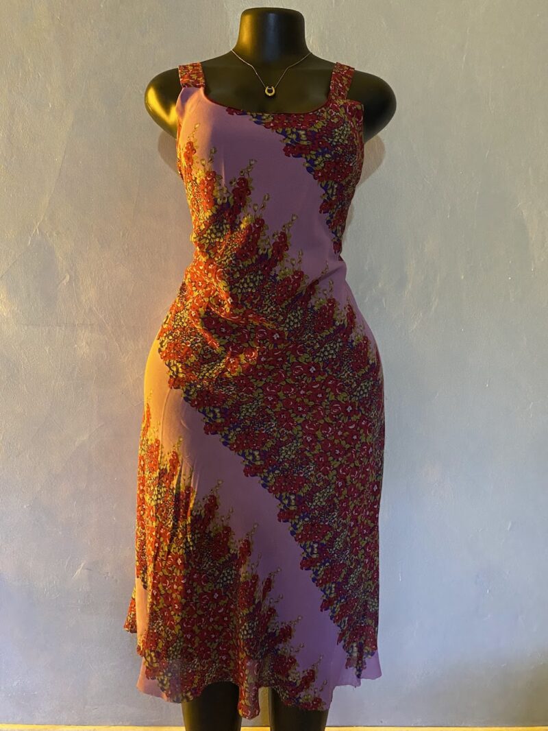 Summer Floral Diagonal Print
