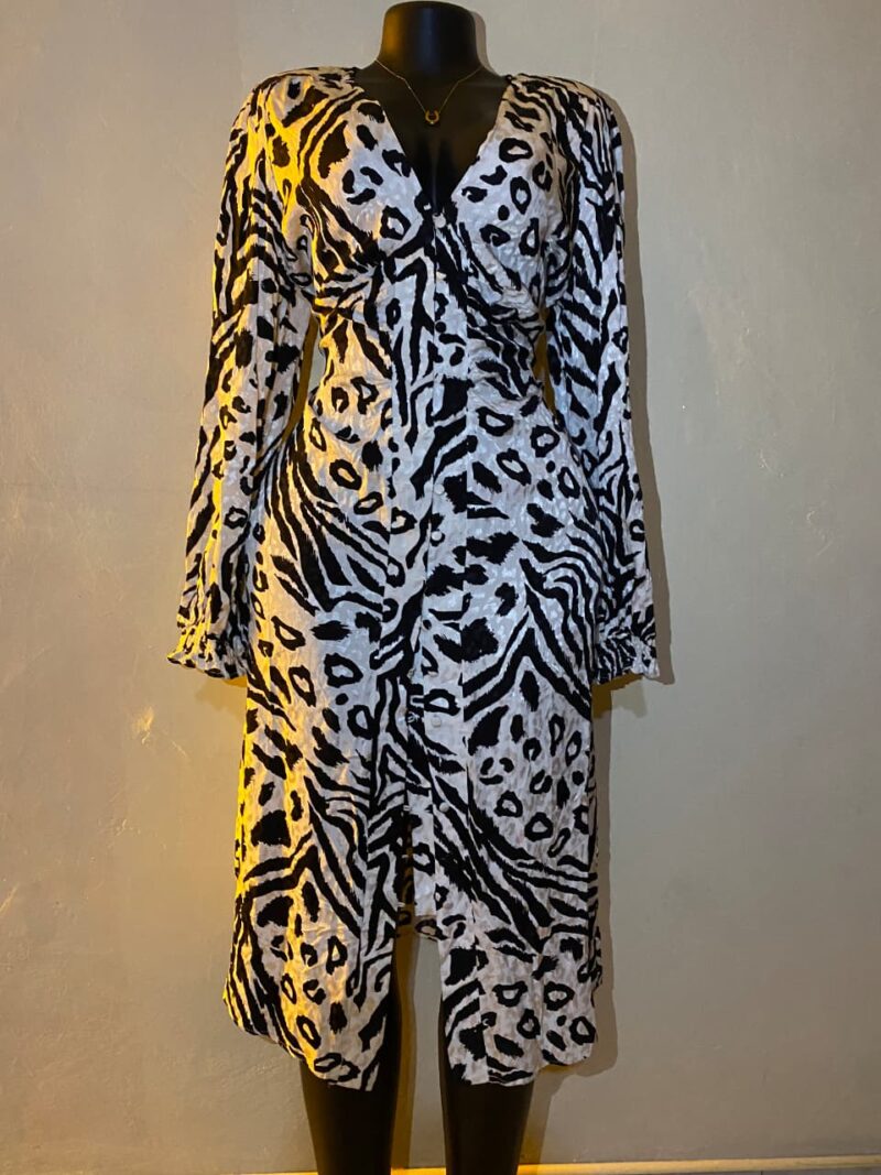 Zebra & Leopard Hybrid Midi