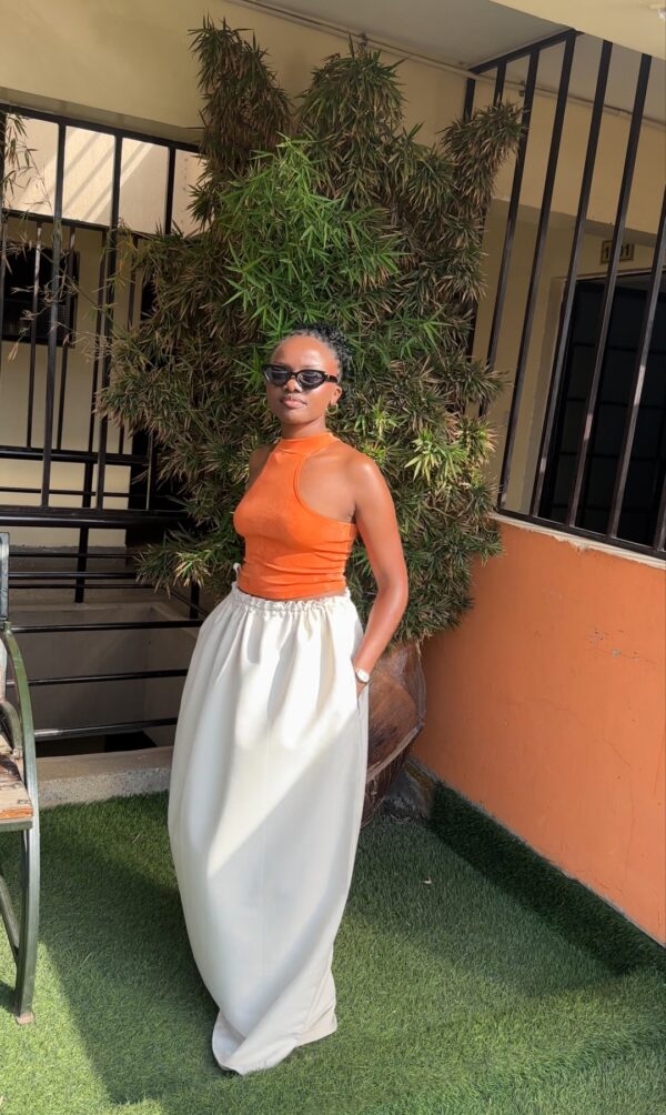 Eden Drawstring Maxi Skirt