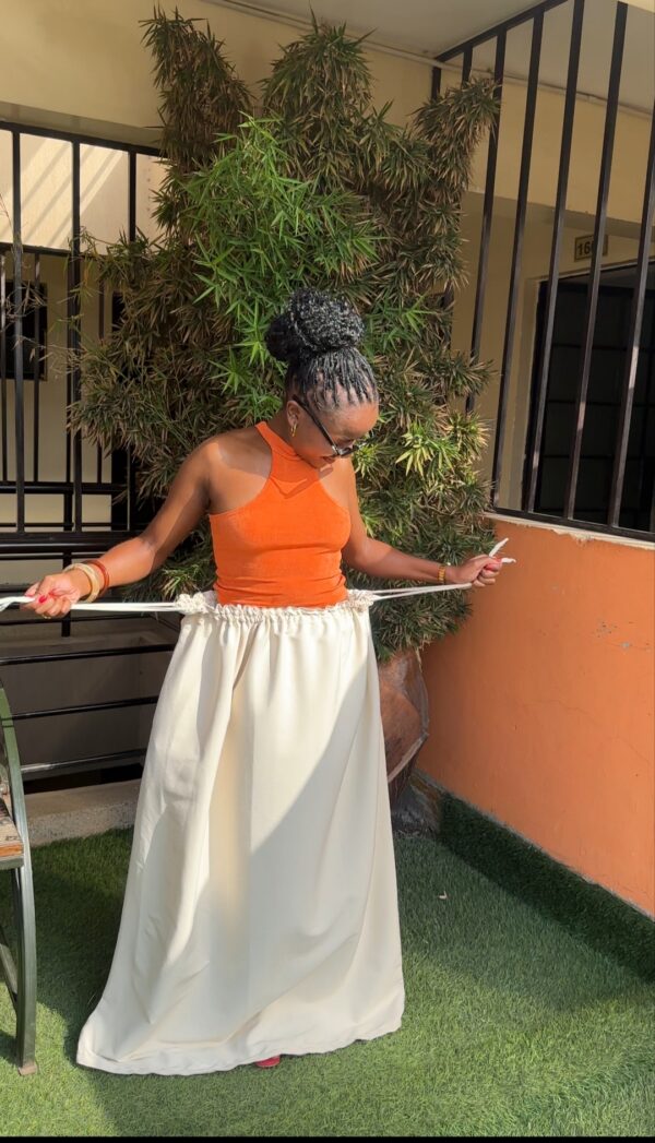 Eden Drawstring Maxi Skirt