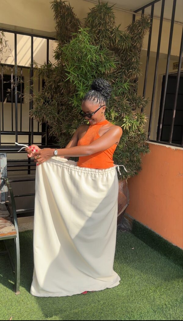 Eden Drawstring Maxi Skirt